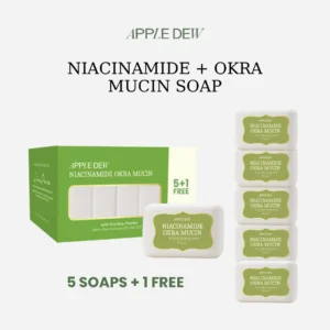 5 Soaps + 1 Free (Niacinamide Okra Mucin Soap)